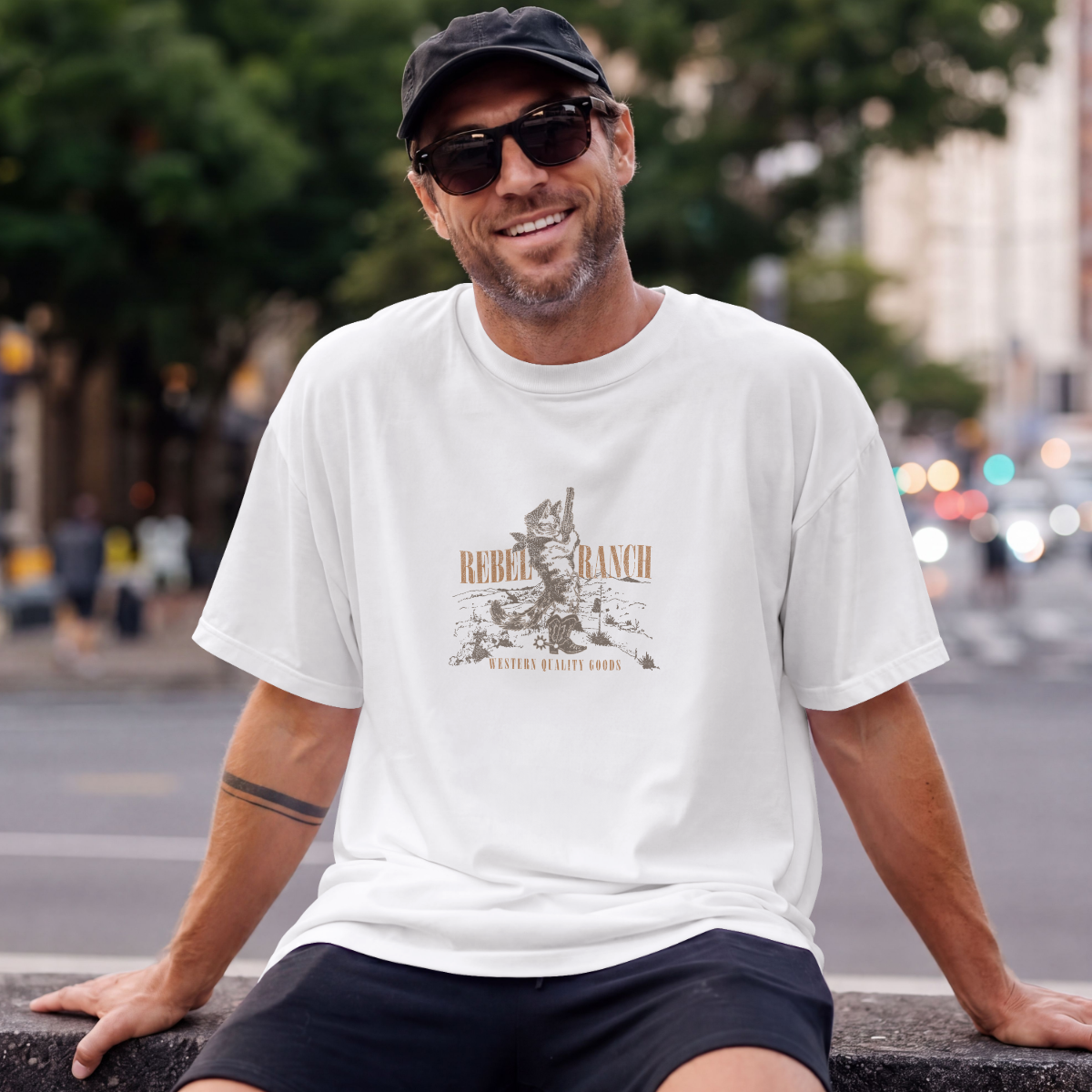 Rebel Ranch Cat Tee