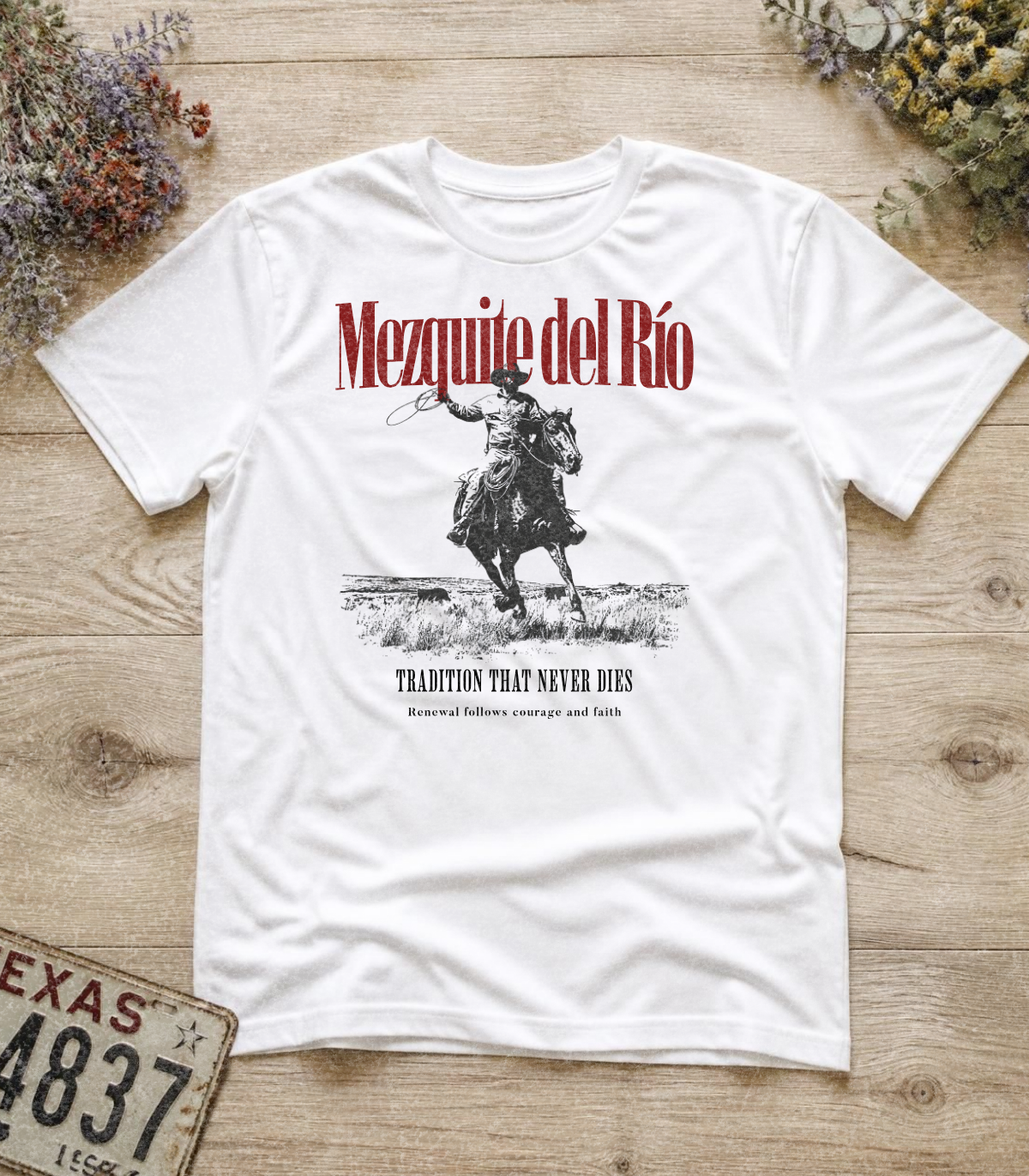 Mezquite del Río Cowboy Rodeo Tee