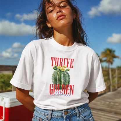 Golden Cactus Tee