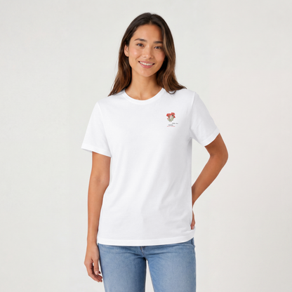 Texas Native Indian Paintbrush Wildflower Tee