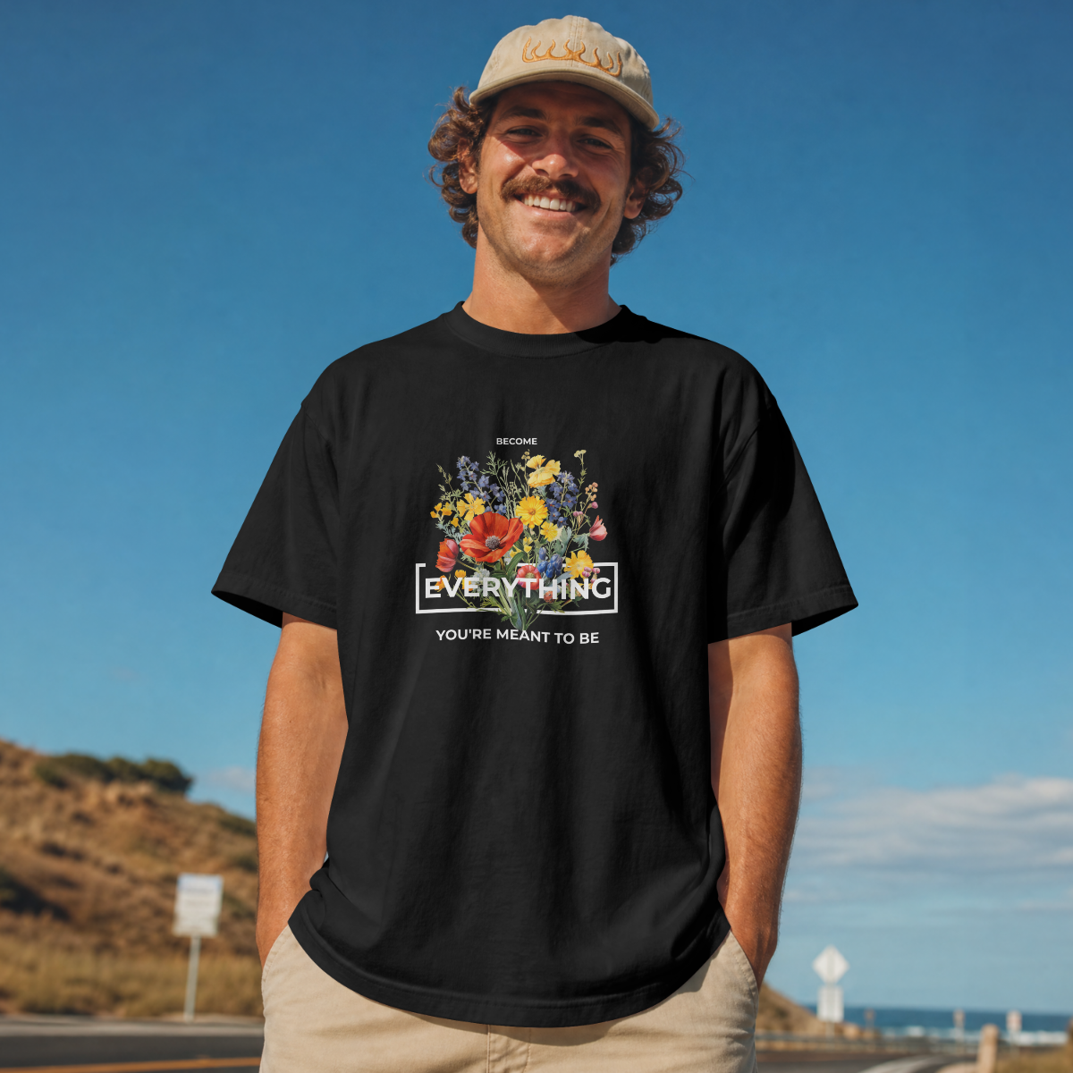 Become Everything Floral T-Shirt