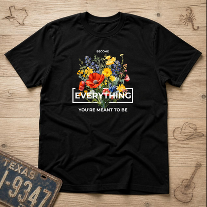 Become Everything Floral T-Shirt