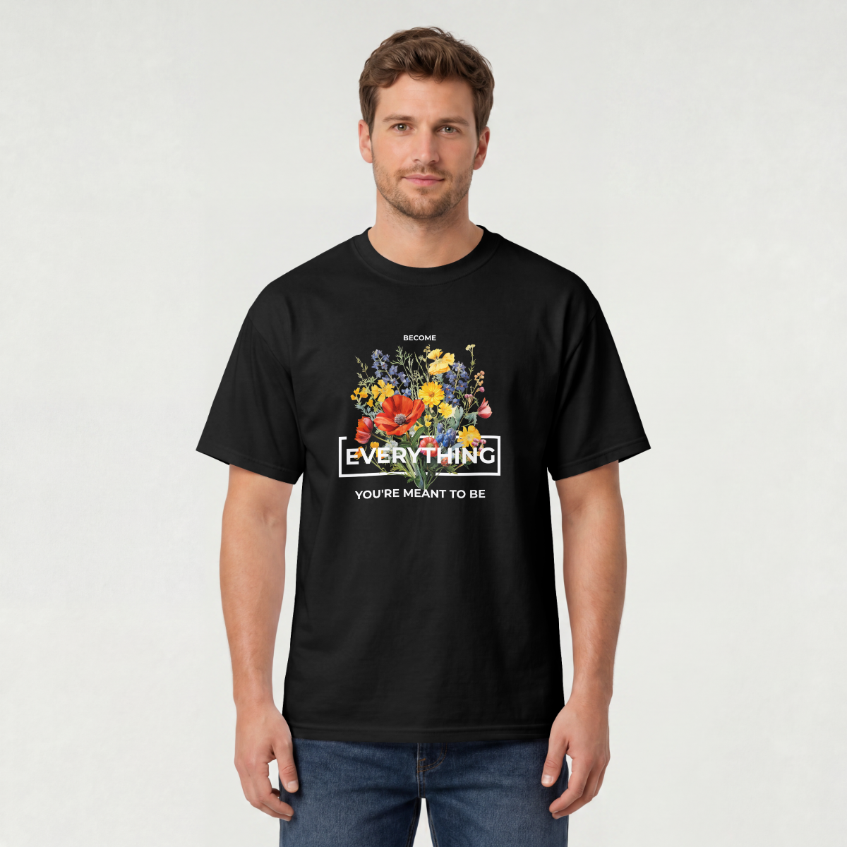Become Everything Floral T-Shirt