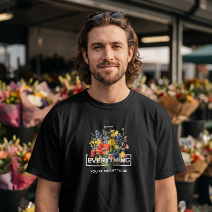 Become Everything Floral T-Shirt