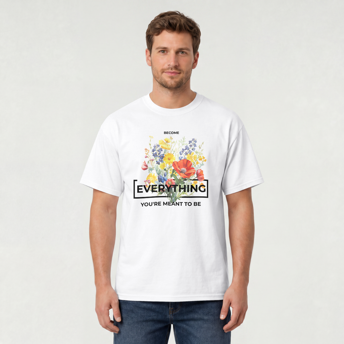 Become Everything Texas Wildflower Tee