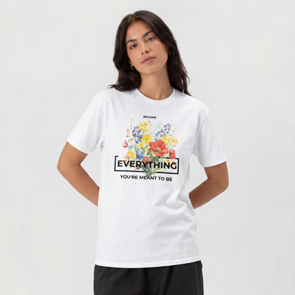 Become Everything Texas Wildflower Tee