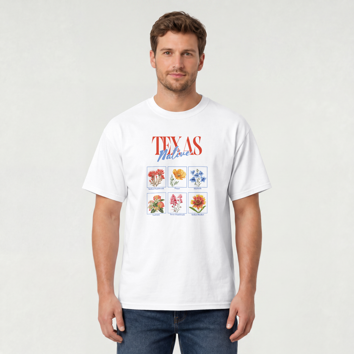 Texas Pride Wildflowers Tee