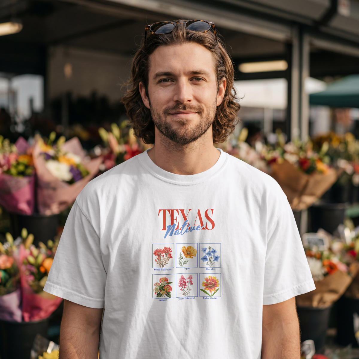 Texas Pride Wildflowers Tee