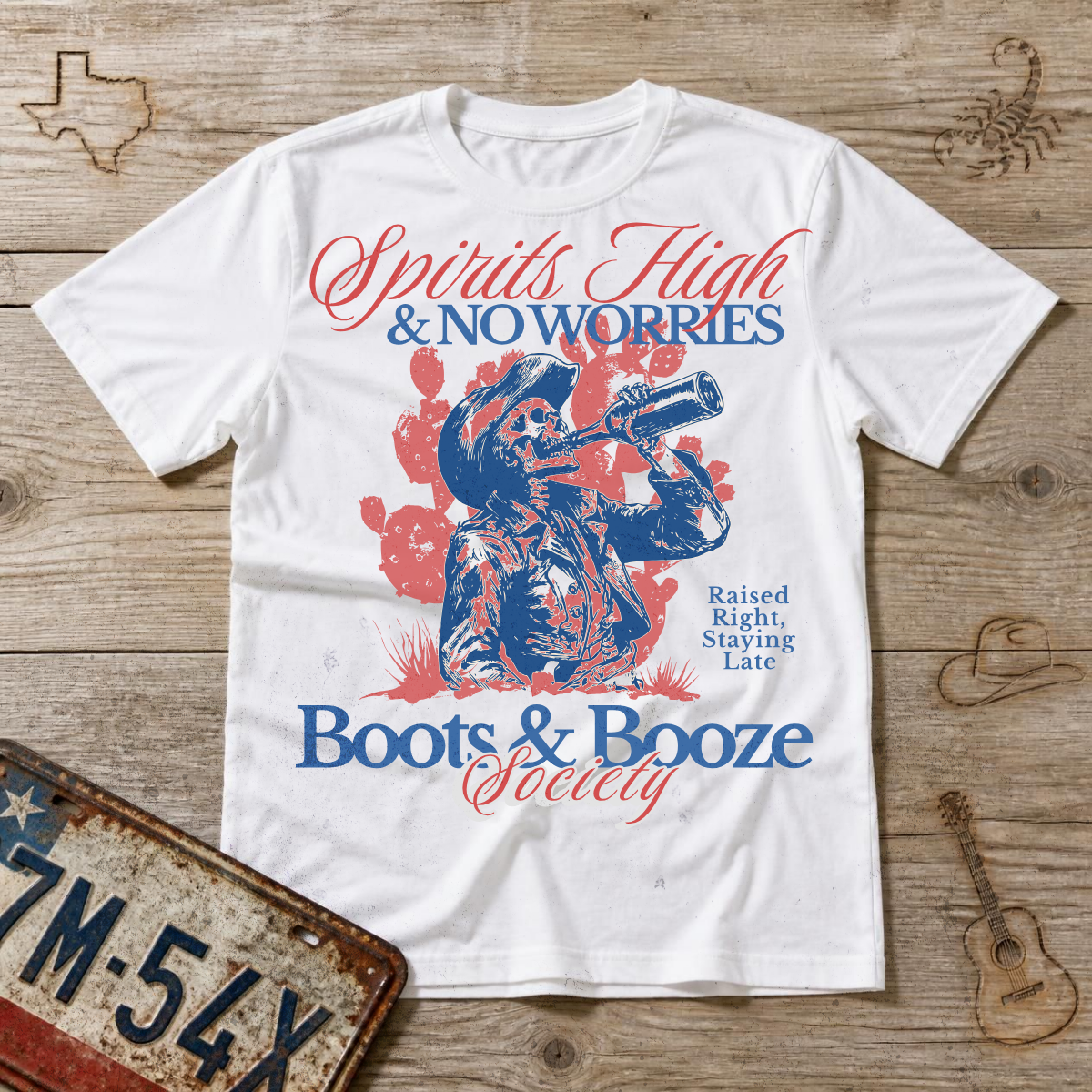 Spirits High & No Worries Tee