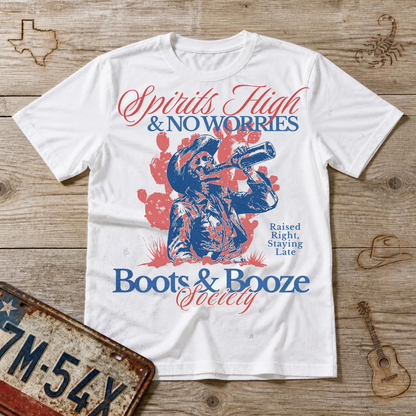 Spirits High & No Worries Tee